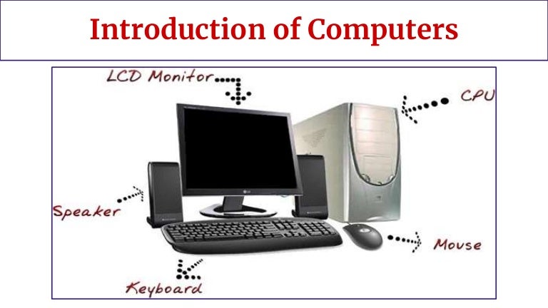 Fundamental of Computers